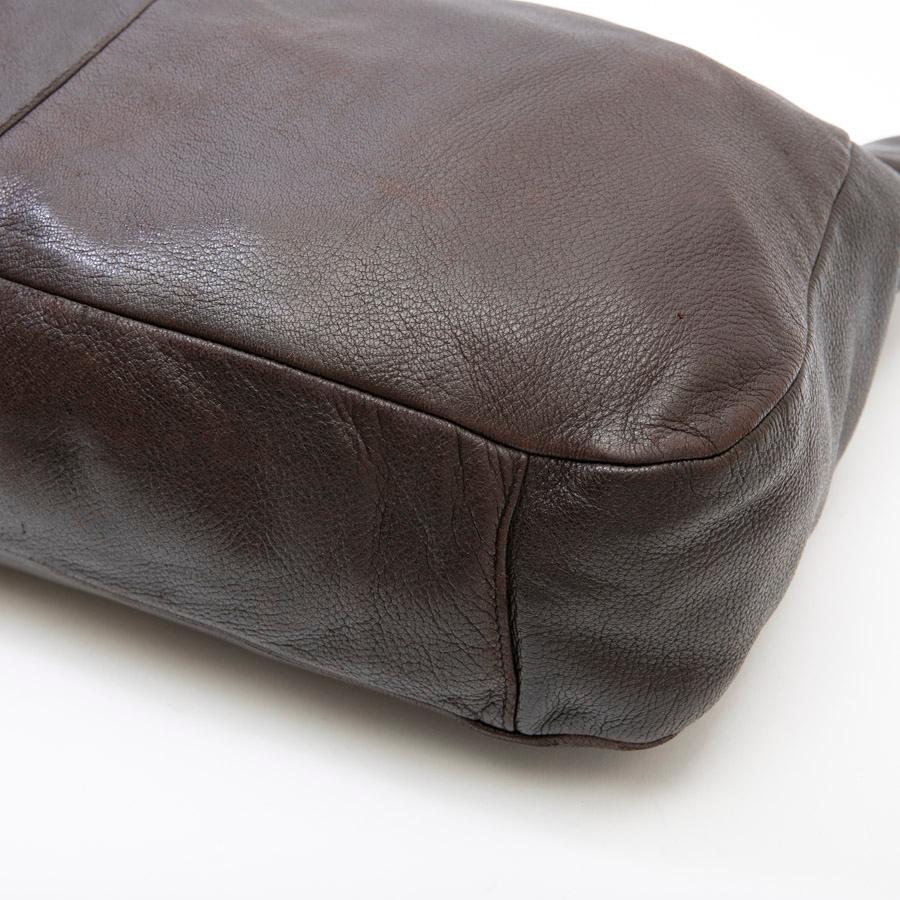 dark brown handbags leather