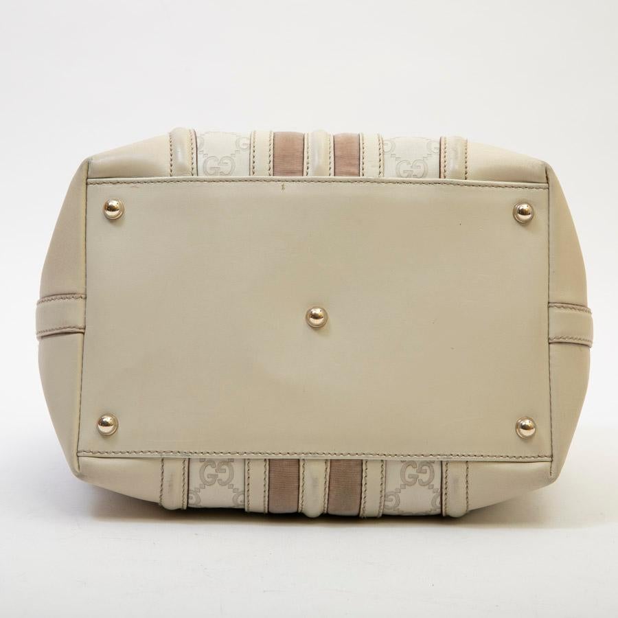 Women's GUCCI Bag in Beige and Velvet Monogram Leather