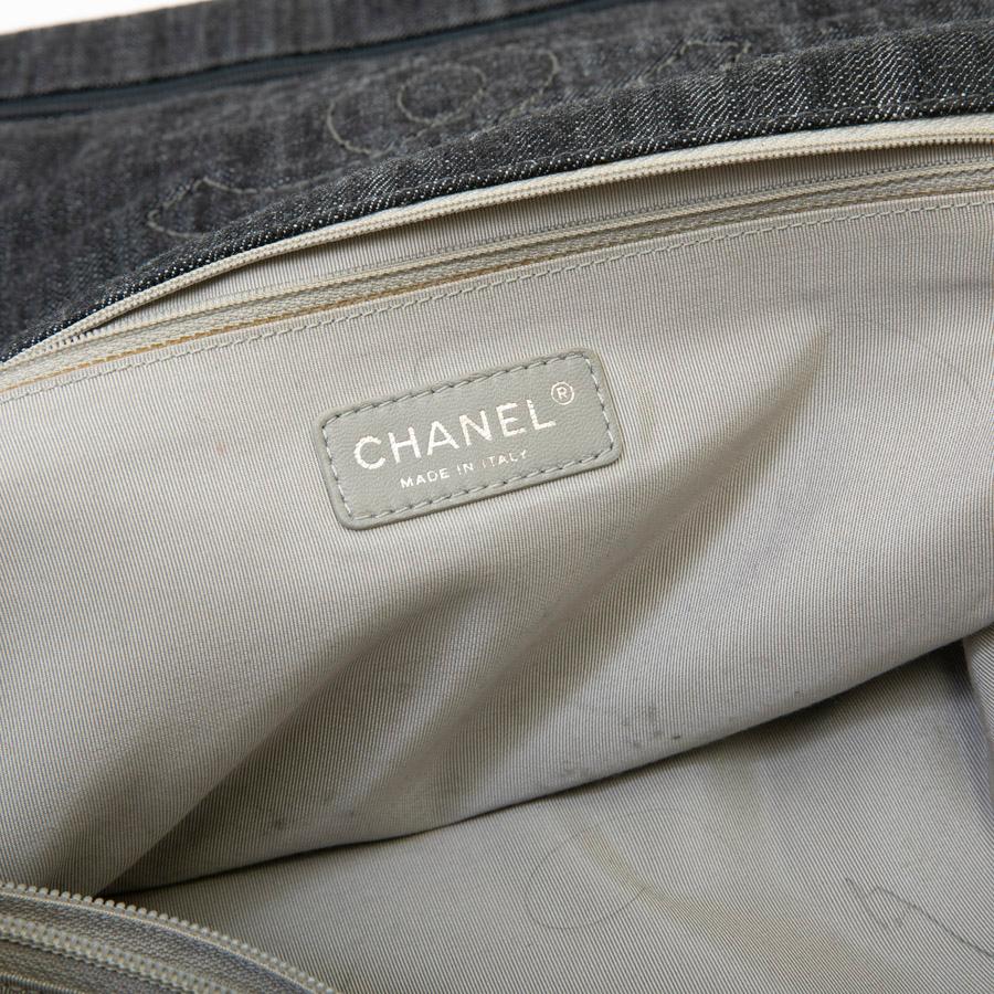 CHANEL Bag in Blue Denim Fabric 10