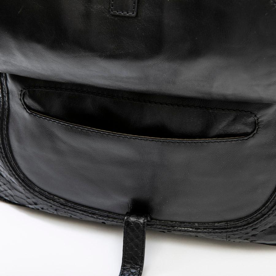 CHLOE 'Marcie' Bag in Black Python Leather 5
