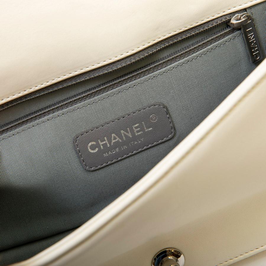 Chanel Ecru Galuchat Medium Size Boy Bag  7