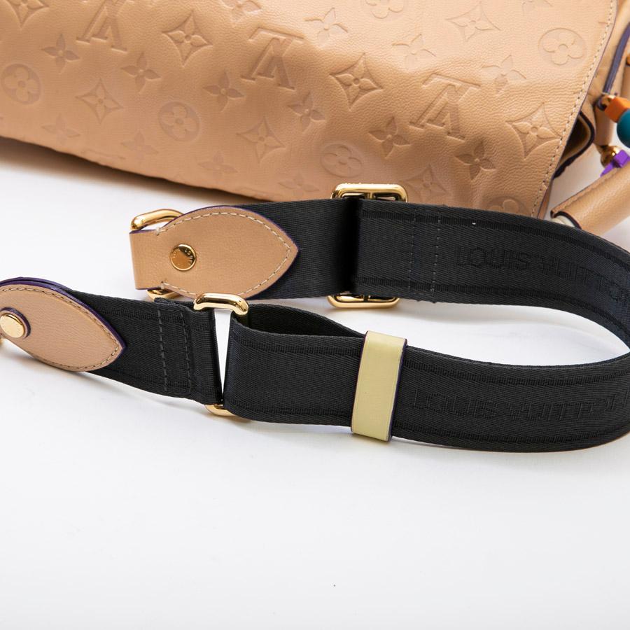 Louis Vuitton Beige Monogram Empreinte Calf Leather Collector Flap Bag 8