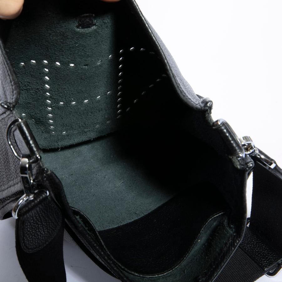 Hermès Evelyn II Black Taurillon Clémence Leather Bag  7
