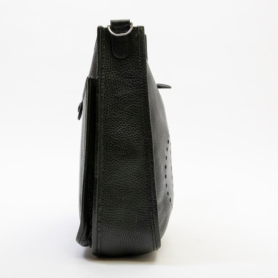 Hermès Evelyn II Black Taurillon Clémence Leather Bag  4