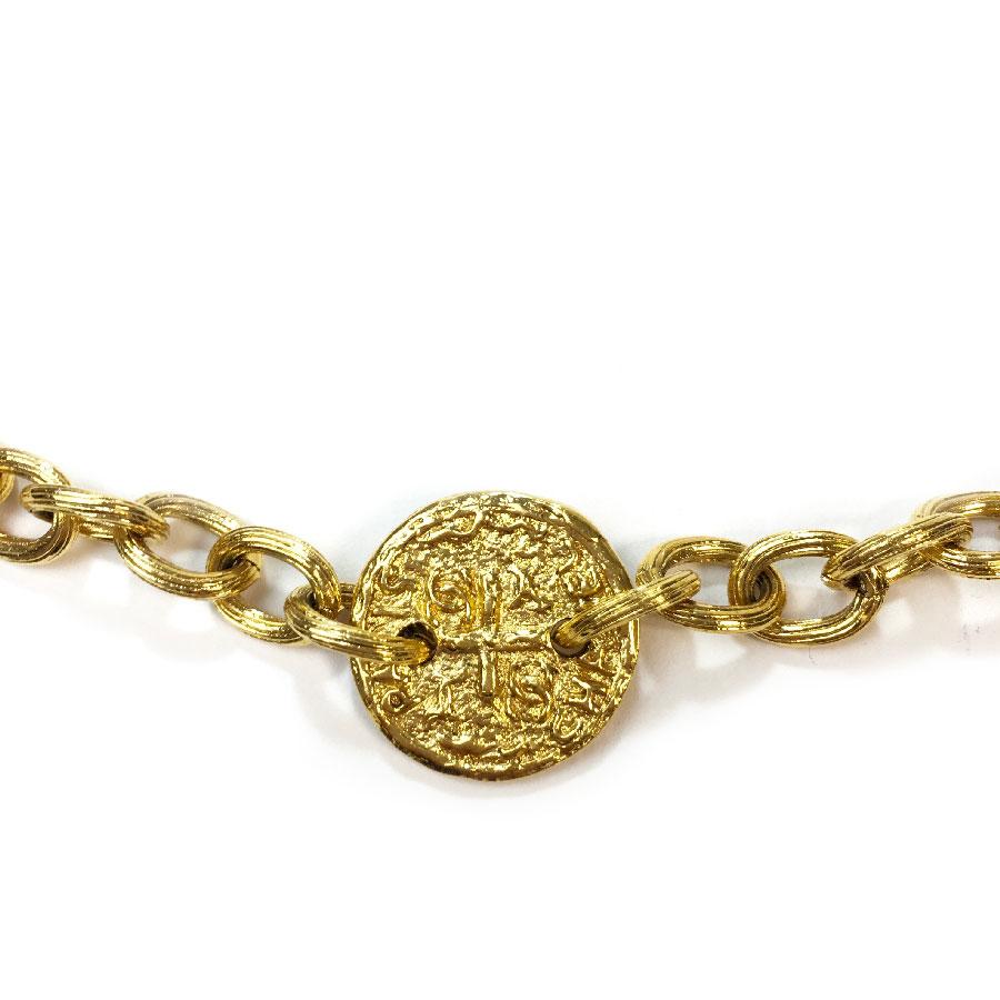 Women's Chanel Vintage Gilt Metal Necklace 