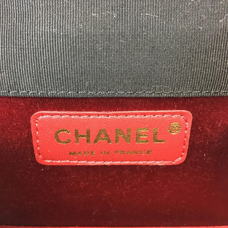 Chanel Black Fabric Mini 2.55 Bag  6