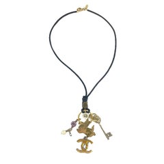 Chanel CC / Key / Angel Charms Link Necklace 