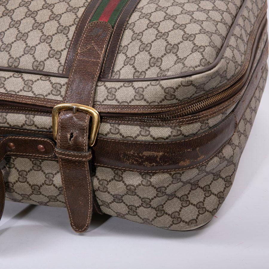 GUCCI Vintage Soft Suitcase in Brown Monogram Coated Canvas 5