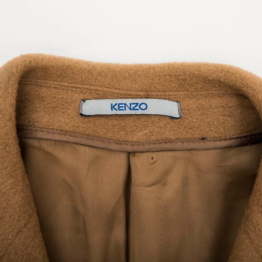 KENZO Coat in Camel Hair Size 50 7