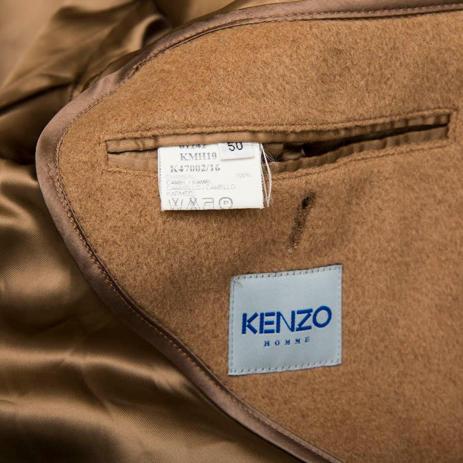 KENZO Coat in Camel Hair Size 50 9
