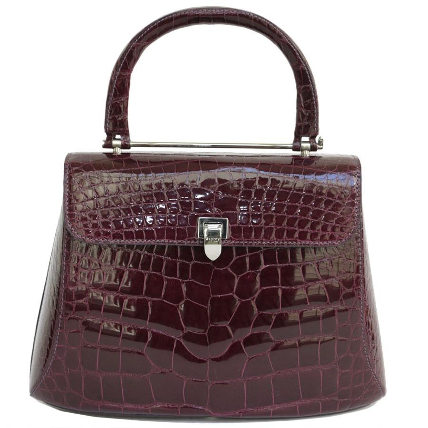 ASPREY OF LONDON Burgundy Crocodile Bag For Sale at 1stDibs | asprey bag, asprey  handbags cost, asprey bag cost