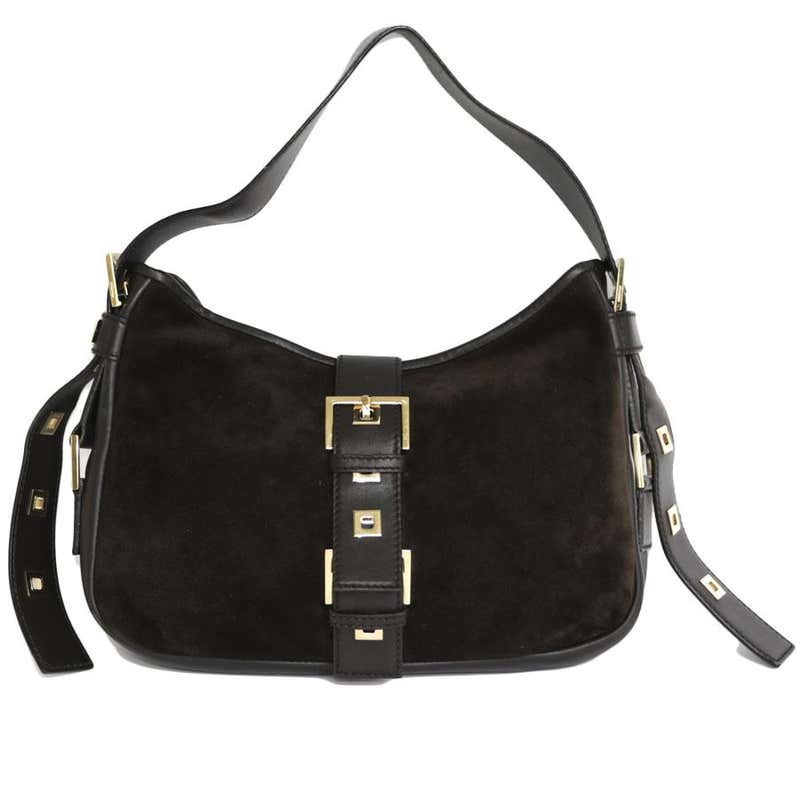 1970s YSL Yves Saint Laurent Leather Vintage Handbag Shoulder Bag Logo ...