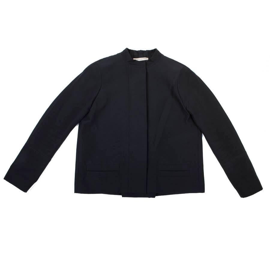 BALENCIAGA Jacket in Black Gros Grain Size 38FR