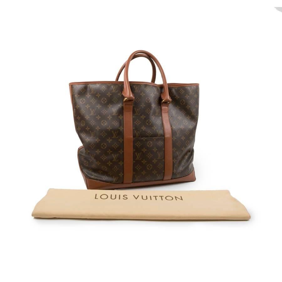 LOUIS VUITTON Vintage Weekender Bag in Brown Monogram Canvas 2