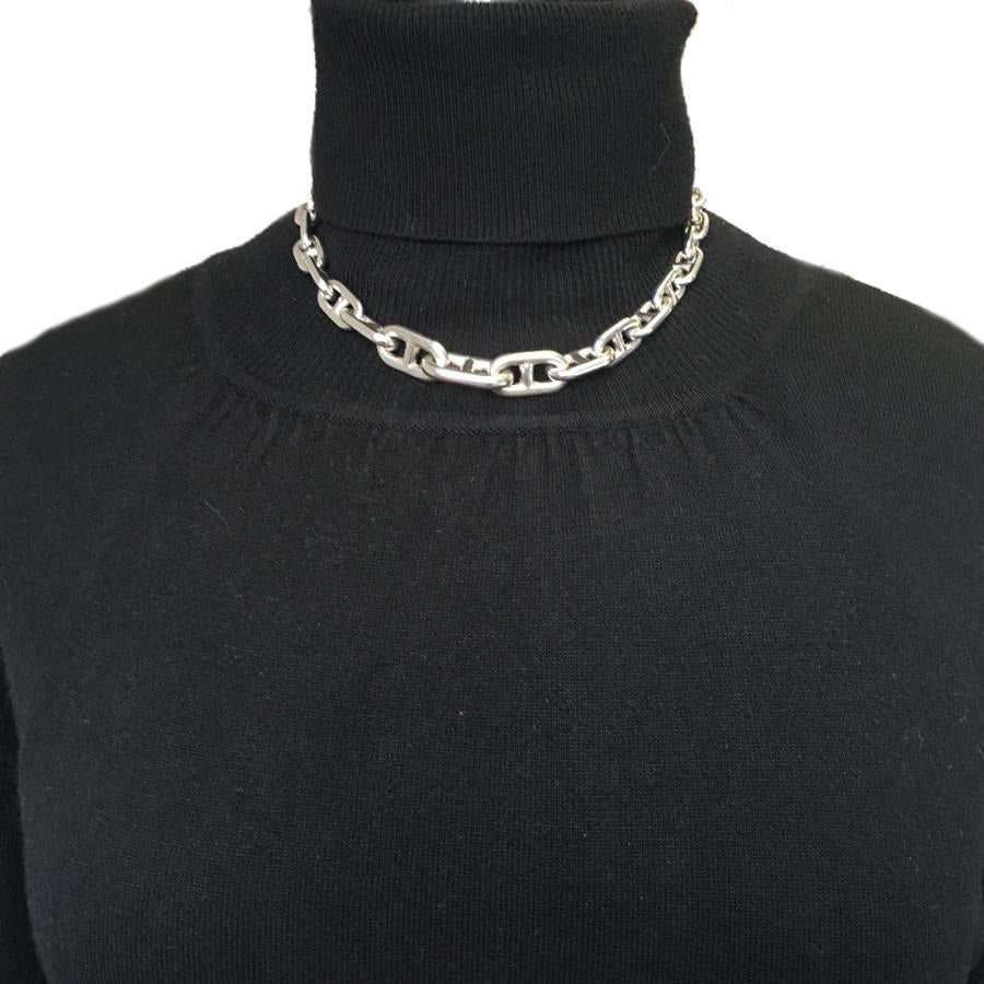 HERMES Necklace 'Chaine d'Ancre' in Sterling Silver 800 2