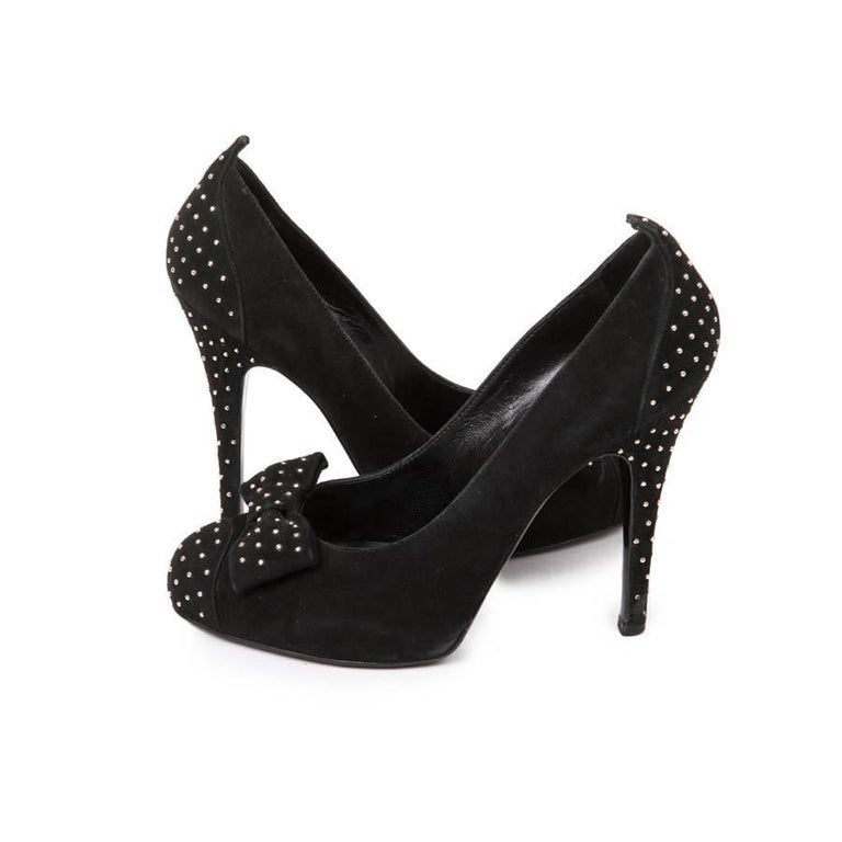 Zanotti for Balmain High Heels in Black Velvet and Gilded Studs 39EU For Sale at 1stDibs balmain heels, giuseppe zanotti for balmain heels