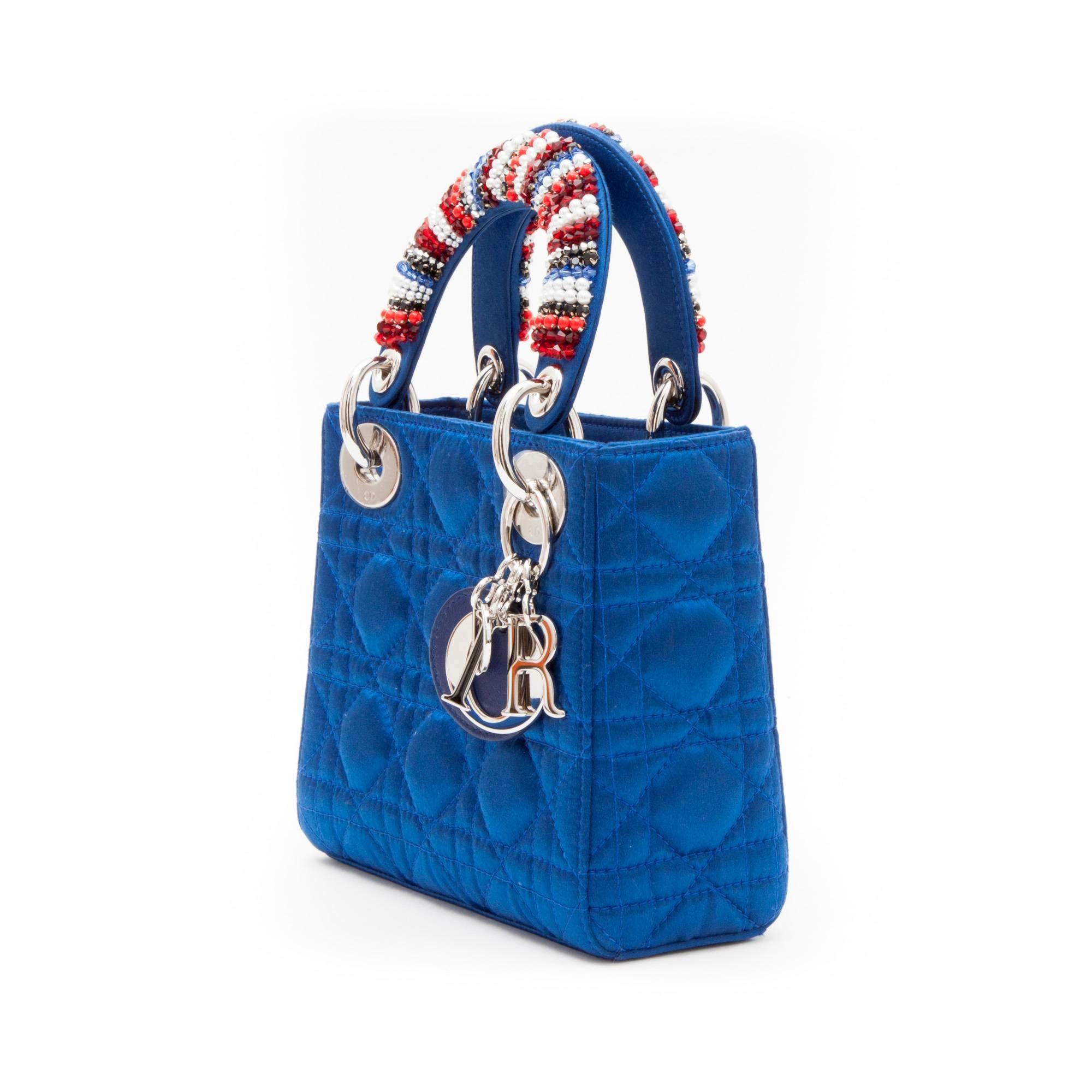 blue lady dior bag