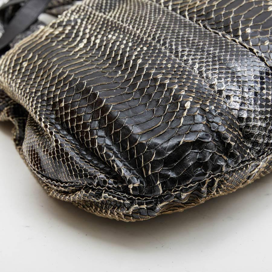 GUCCI Bag in Silver and Black Python at 1stDibs | gucci black python ...