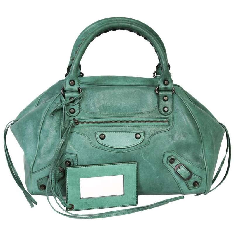 Balenciaga First Classic Studs Handbag Leather at 1stdibs