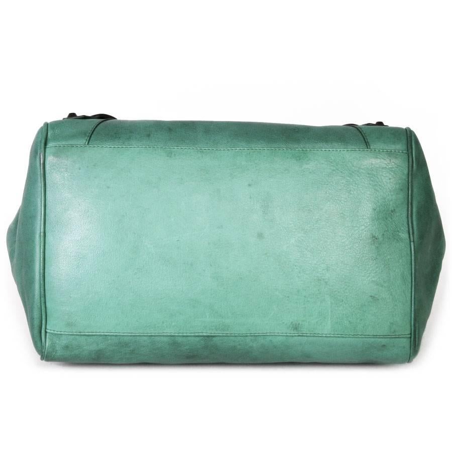 Women's BALENCIAGA  Green Leather Bag 