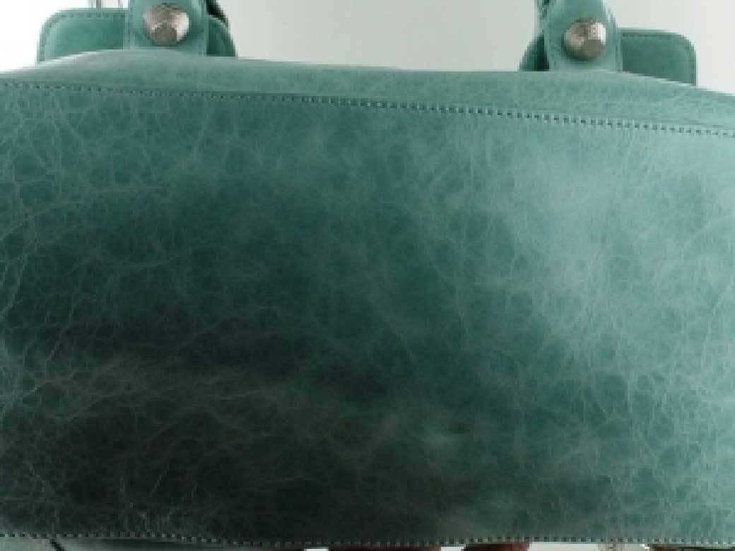turquoise green bag