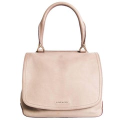 GIVENCHY Satchel Flap Bag in Gold Lamb Leather