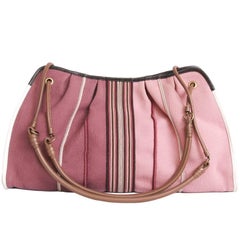BOTTEGA VENETA Tote Bag in Old Pink Degraded Canvas