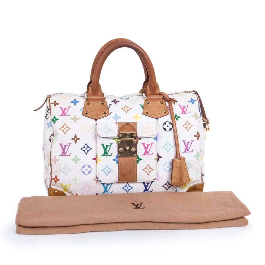 Louis Vuitton Murakami Multicolored Monogram Canvas and Leather Speedy bag 2