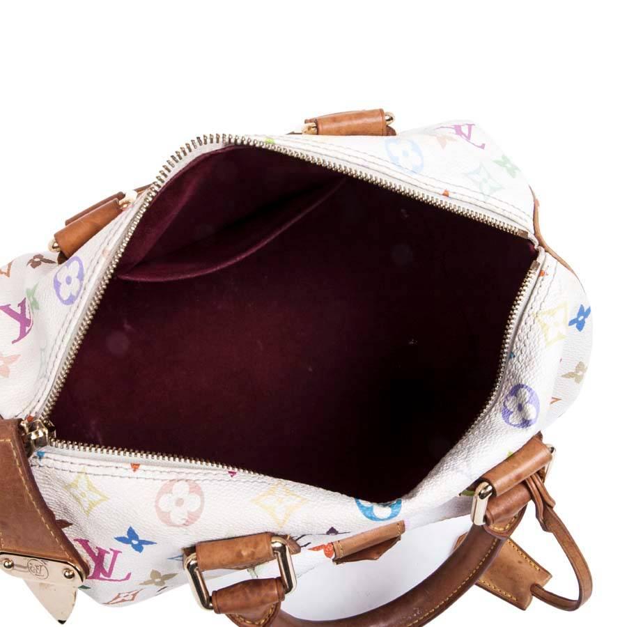 Louis Vuitton Murakami Multicolored Monogram Canvas and Leather Speedy bag 3
