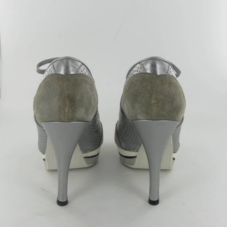 ALAIA 26S SQUARE-TOE HIGH HEELS 95 MM IN NAVY BLUE SUEDE