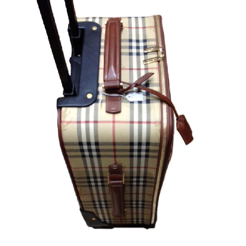 vintage burberry suitcase