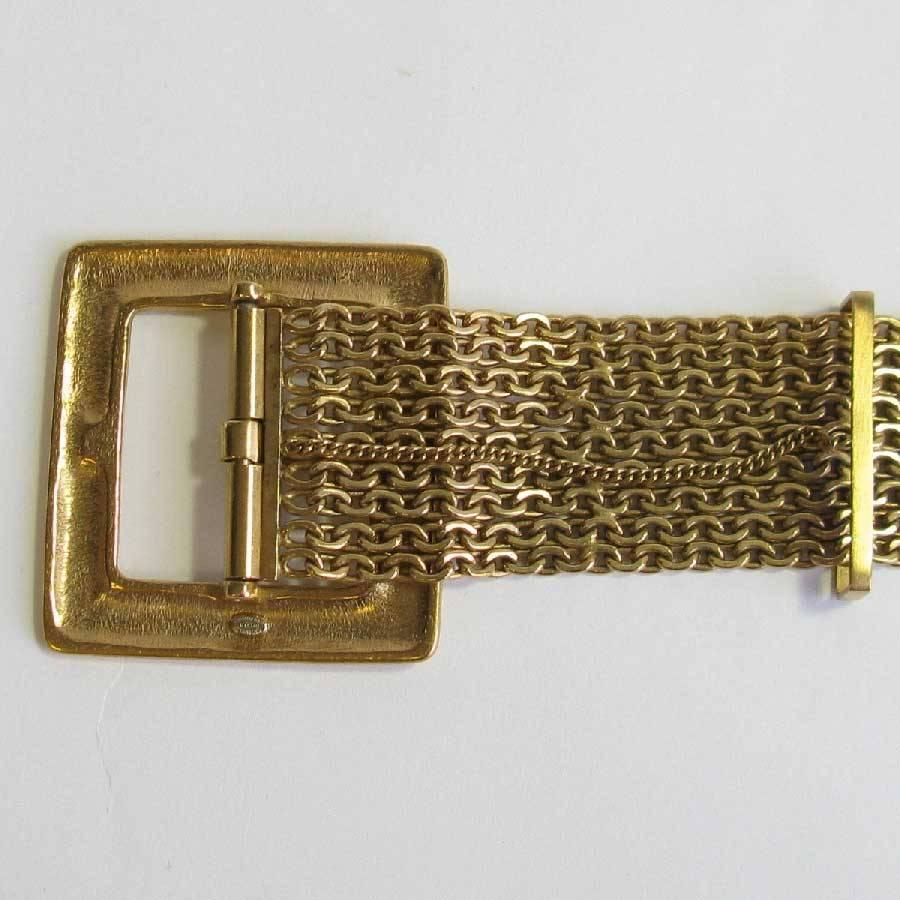 Women's Chanel Nine Chains Gilt Metal Belt 