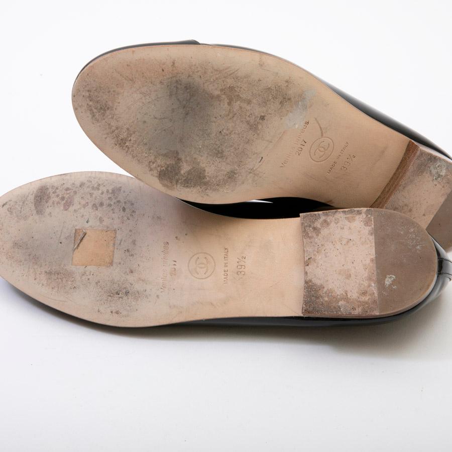 Chanel Black Patent Leather Ballerinas 3