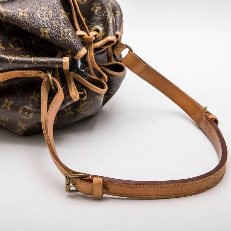 LOUIS VUITTON Noé Vintage Bag in Brown Monogram Canvas and Natural Leather 1