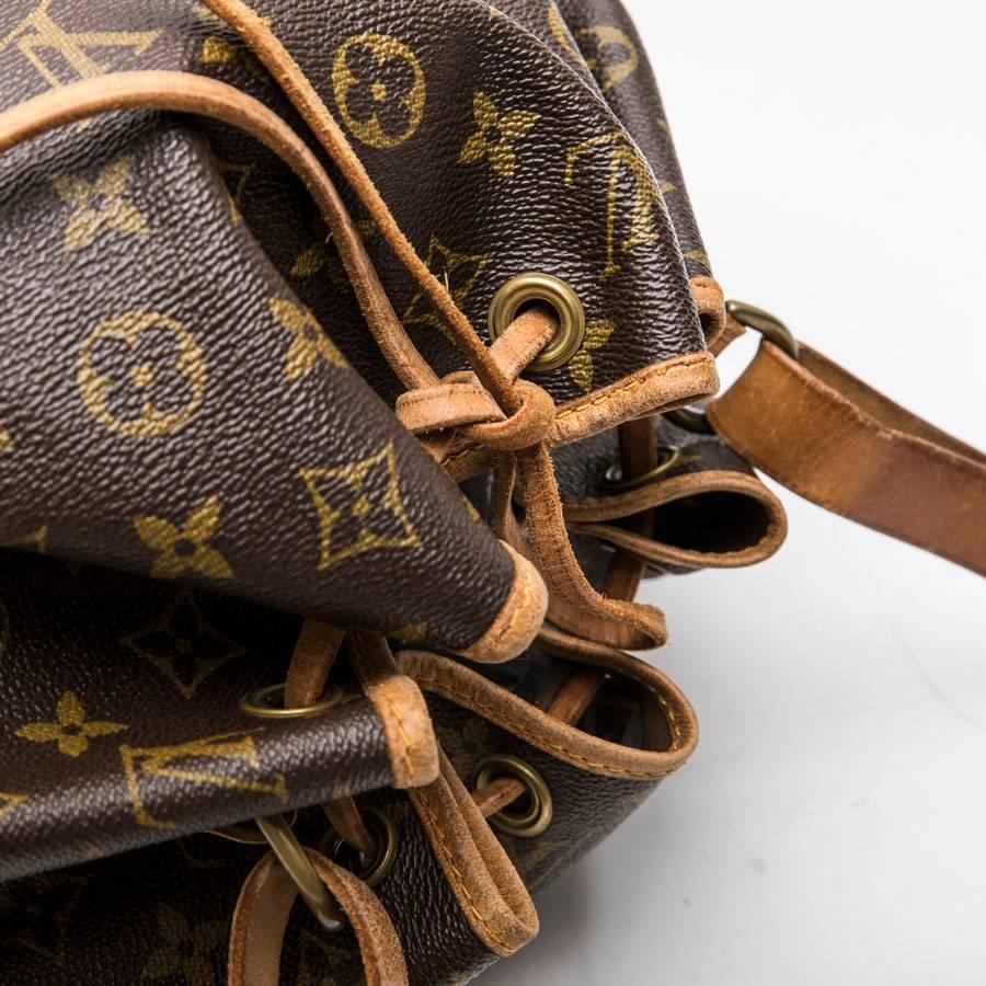 LOUIS VUITTON Noé Vintage Bag in Brown Monogram Canvas and Natural Leather 2