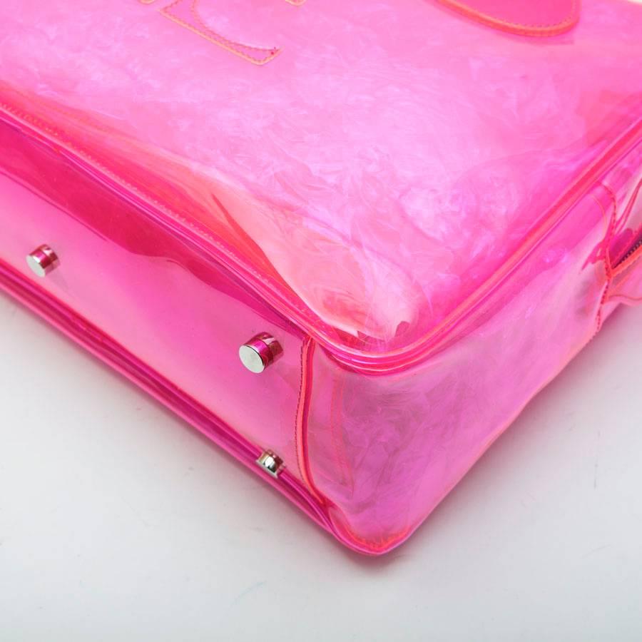 Women's COURRÈGES Bag in Transparent Pink Plexi