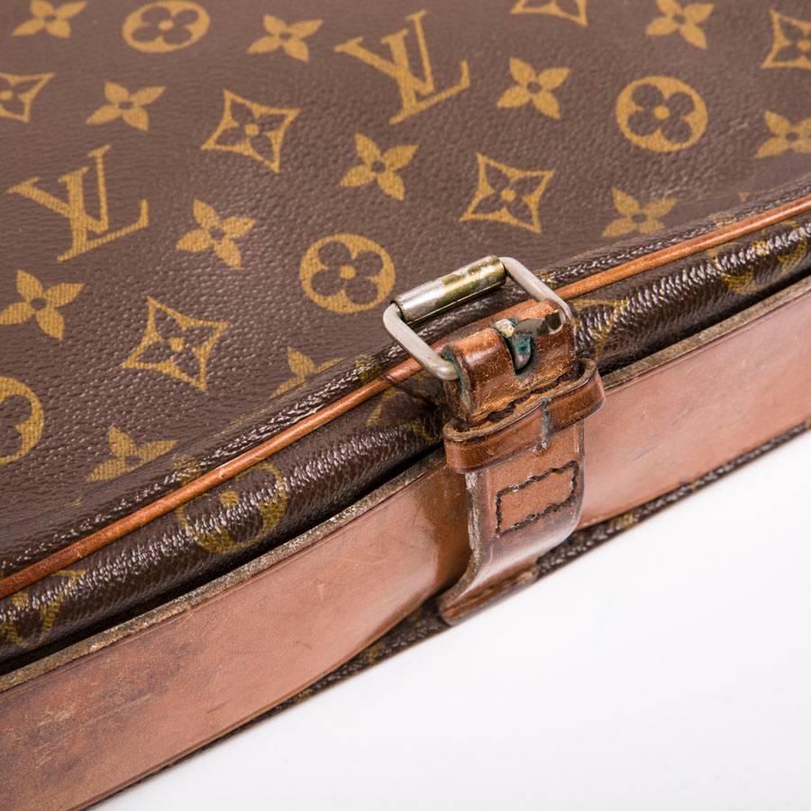 LOUIS VUITTON Cartouchière Bag in Brown Monogram Canvas and Natural Leather 8