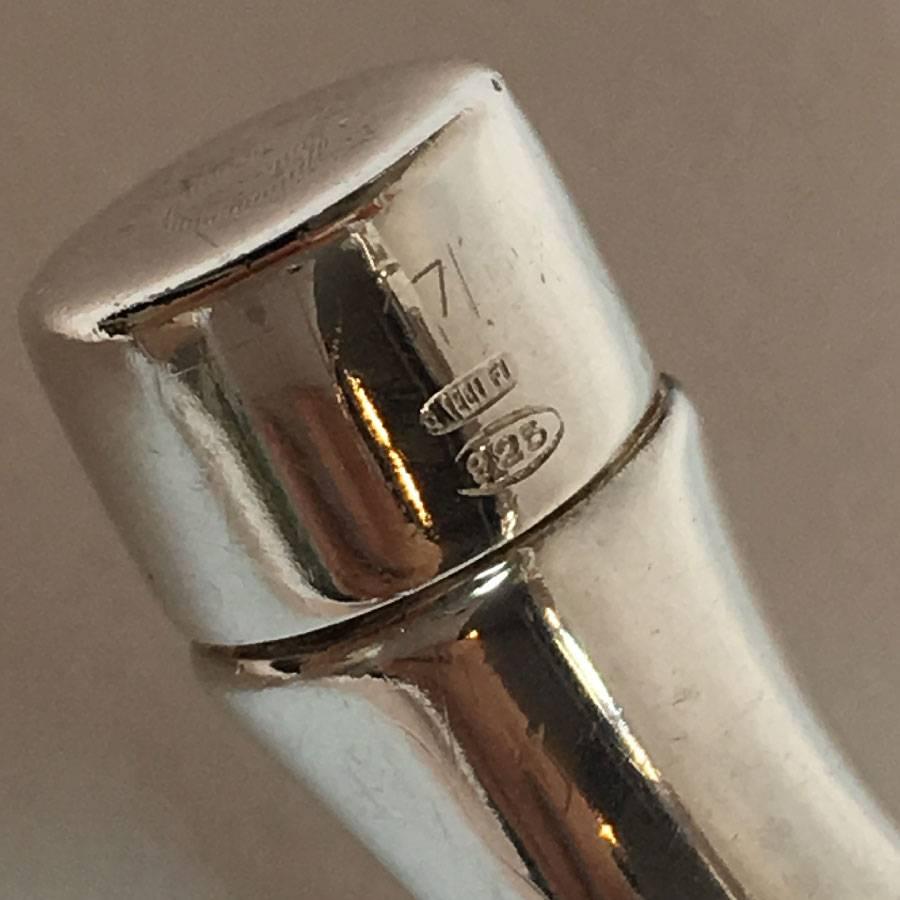 gucci silver bamboo bracelet