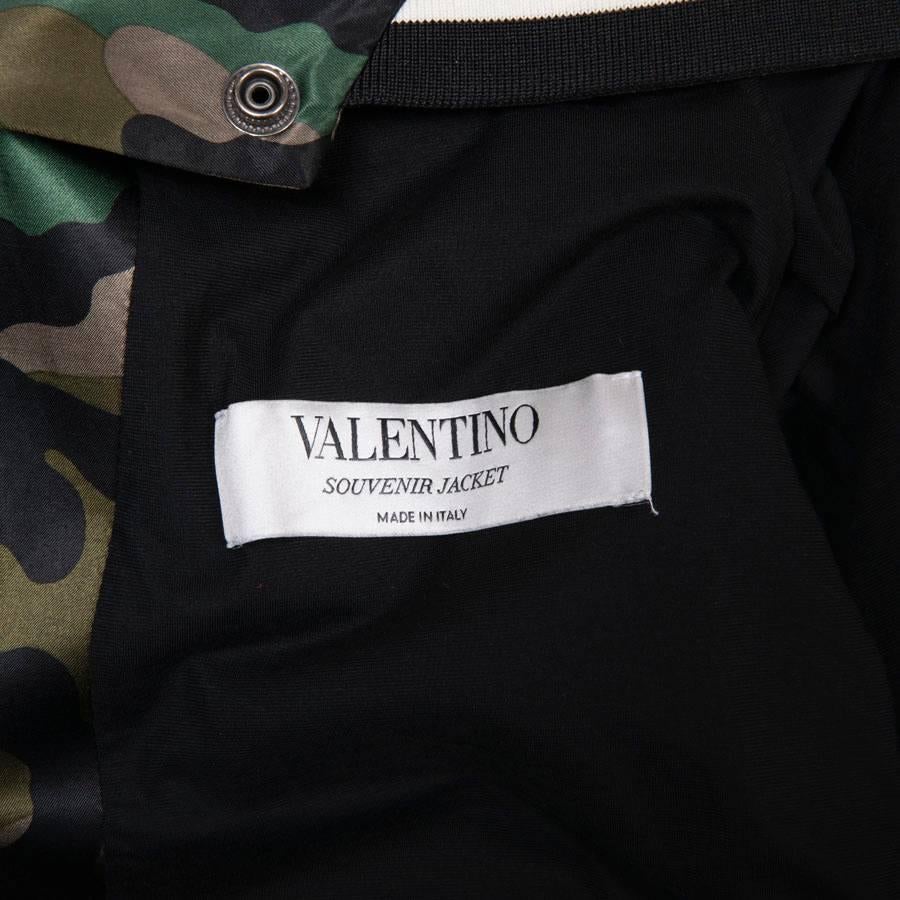 VALENTINO GARAVANI 'Souvenir' Men's Jacket in Multicolored Satin Size 48FR 7