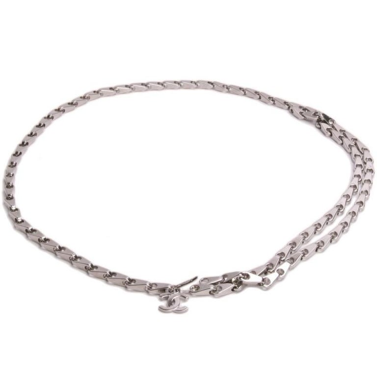 Chanel Silver Chain Belt main image 0