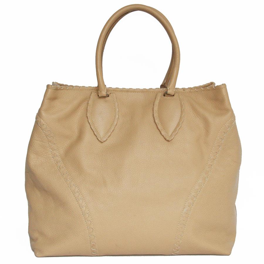 ALAÏA Large Tote Bag in Beige Grained Leather at 1stDibs | beige tote bag