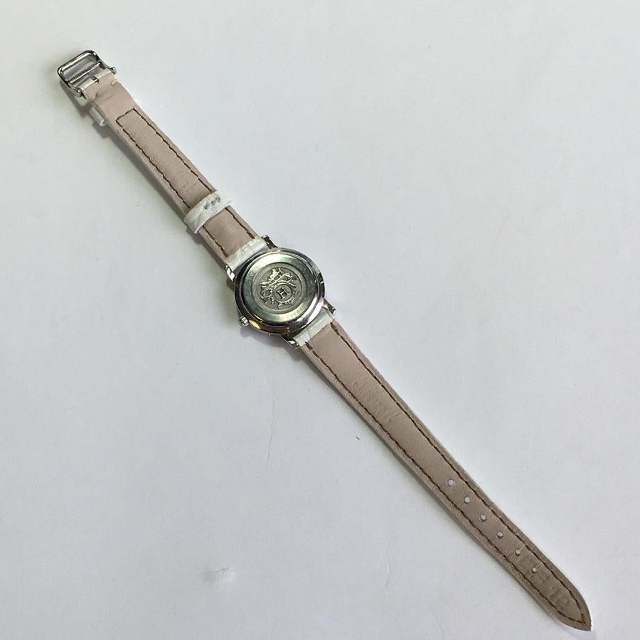 Women's HERMES Clipper Watch in Steel and