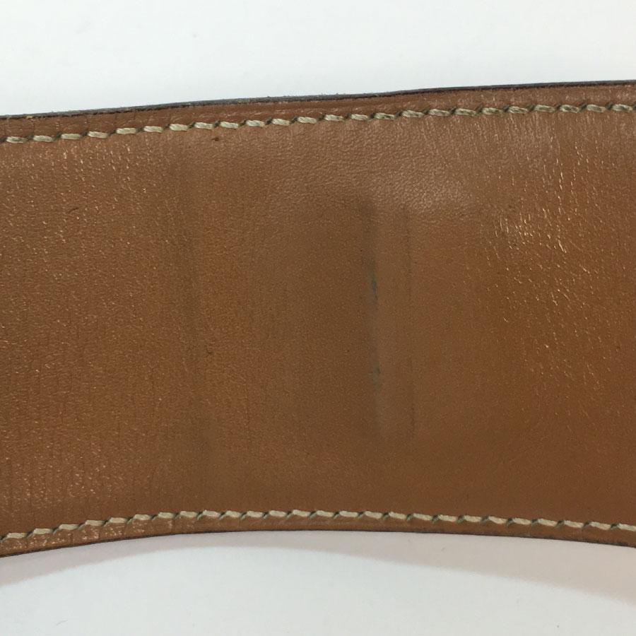 HERMES Vintage Collier de Chien Belt in Courchevel Leather Size 70 3