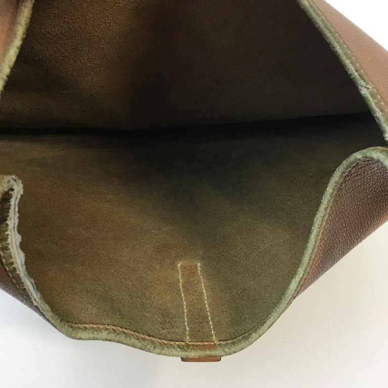 HERMES Vintage Bag Trim Model in Grained Gold Leather at 1stDibs | hermes  purse