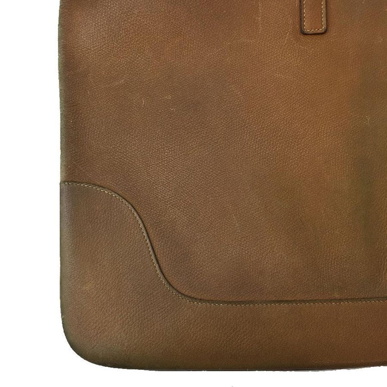 HERMES Vintage Bag Trim Model in Grained Gold Leather at 1stDibs | hermes  purse, vintage hermes bag