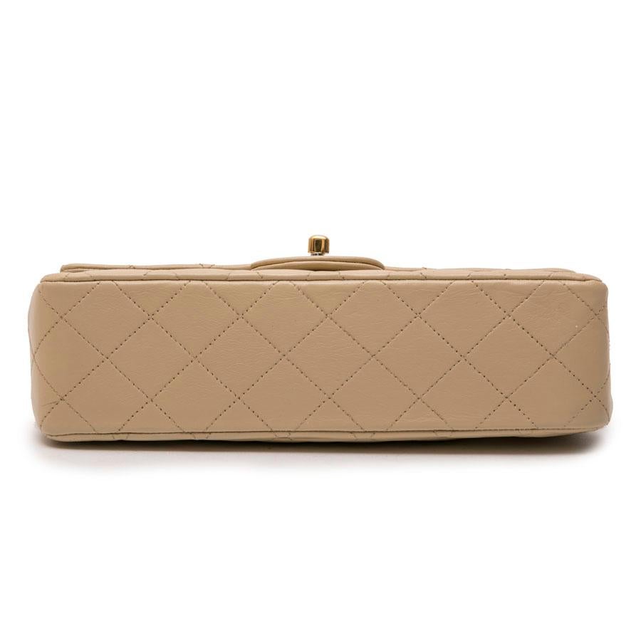 Chanel Beige Quilted Leather Timeless Bag  1