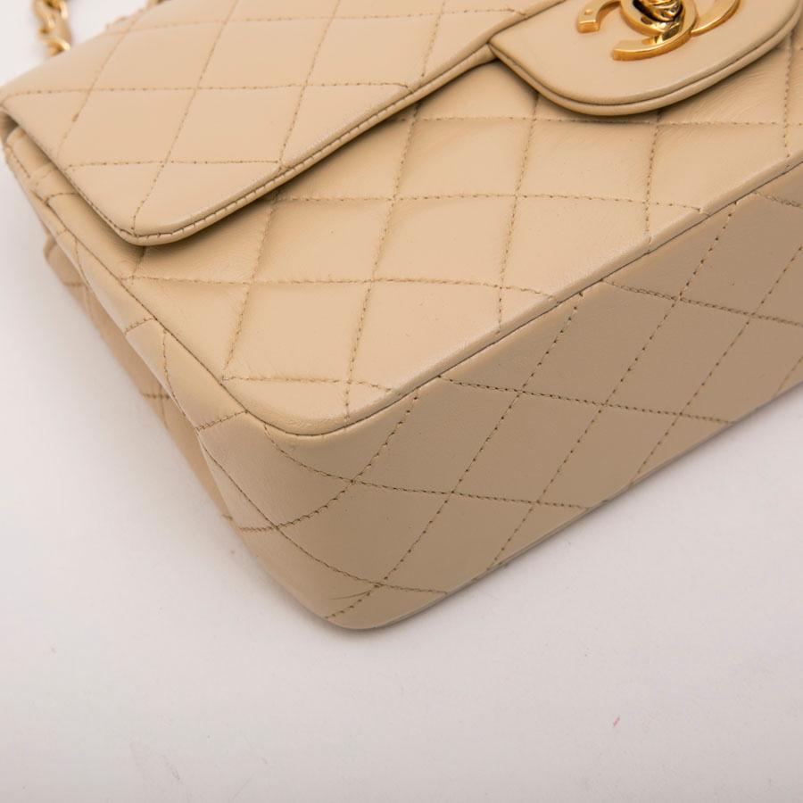 Chanel Beige Quilted Leather Timeless Bag  2