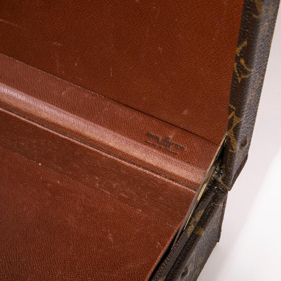 LOUIS VUITTON Vintage Attaché Case in Brown Monogram Canvas And Natural Leather 5