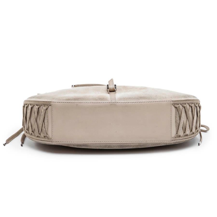 CHRISTIAN DIOR Bag in Beige Suede Leather 1