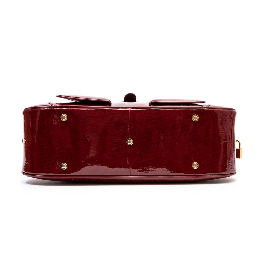 dior saddle bag red